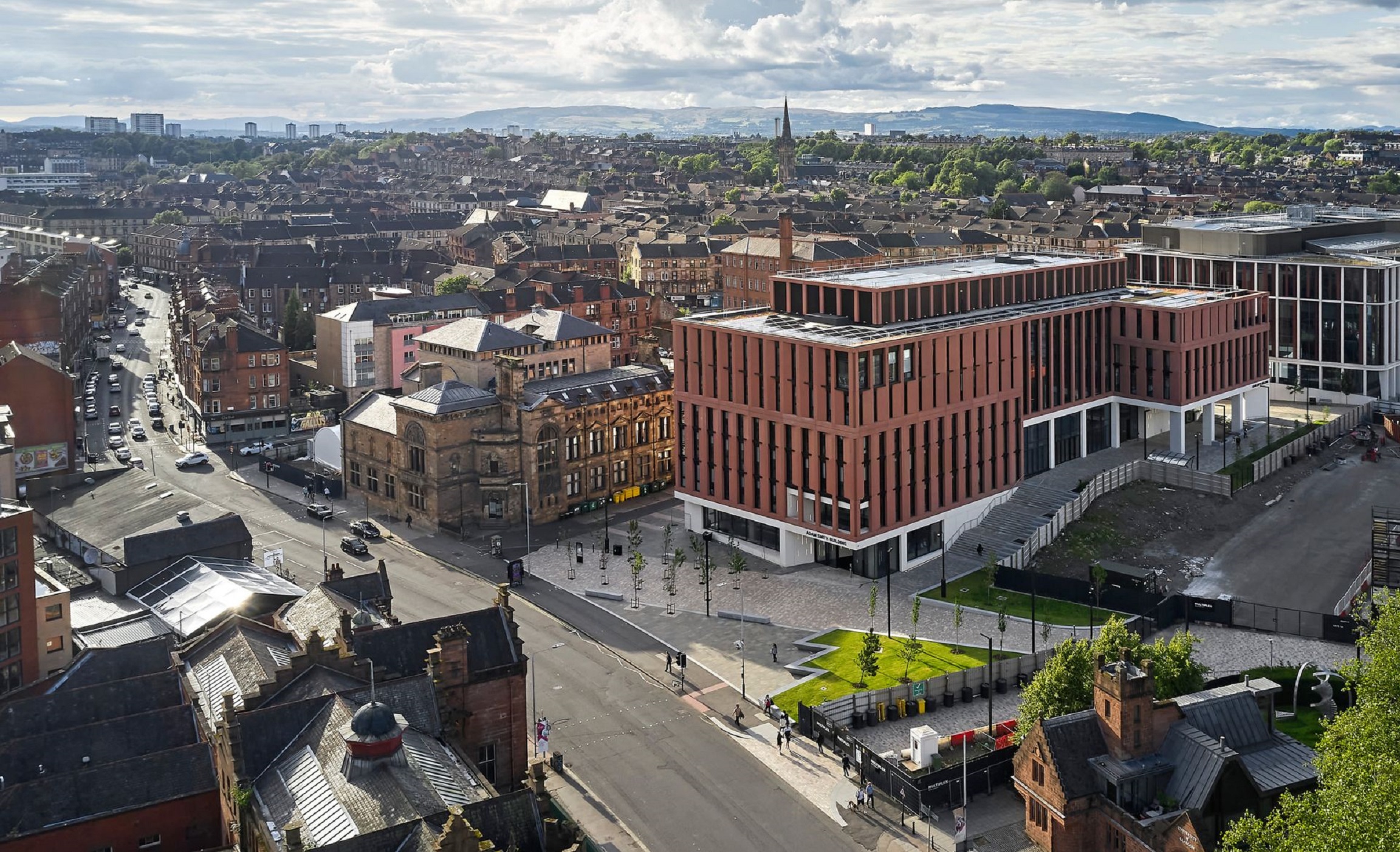 ADAM SMITH BUILDING COMPLETED AT THE UNIVERSITY OF GLASGOW