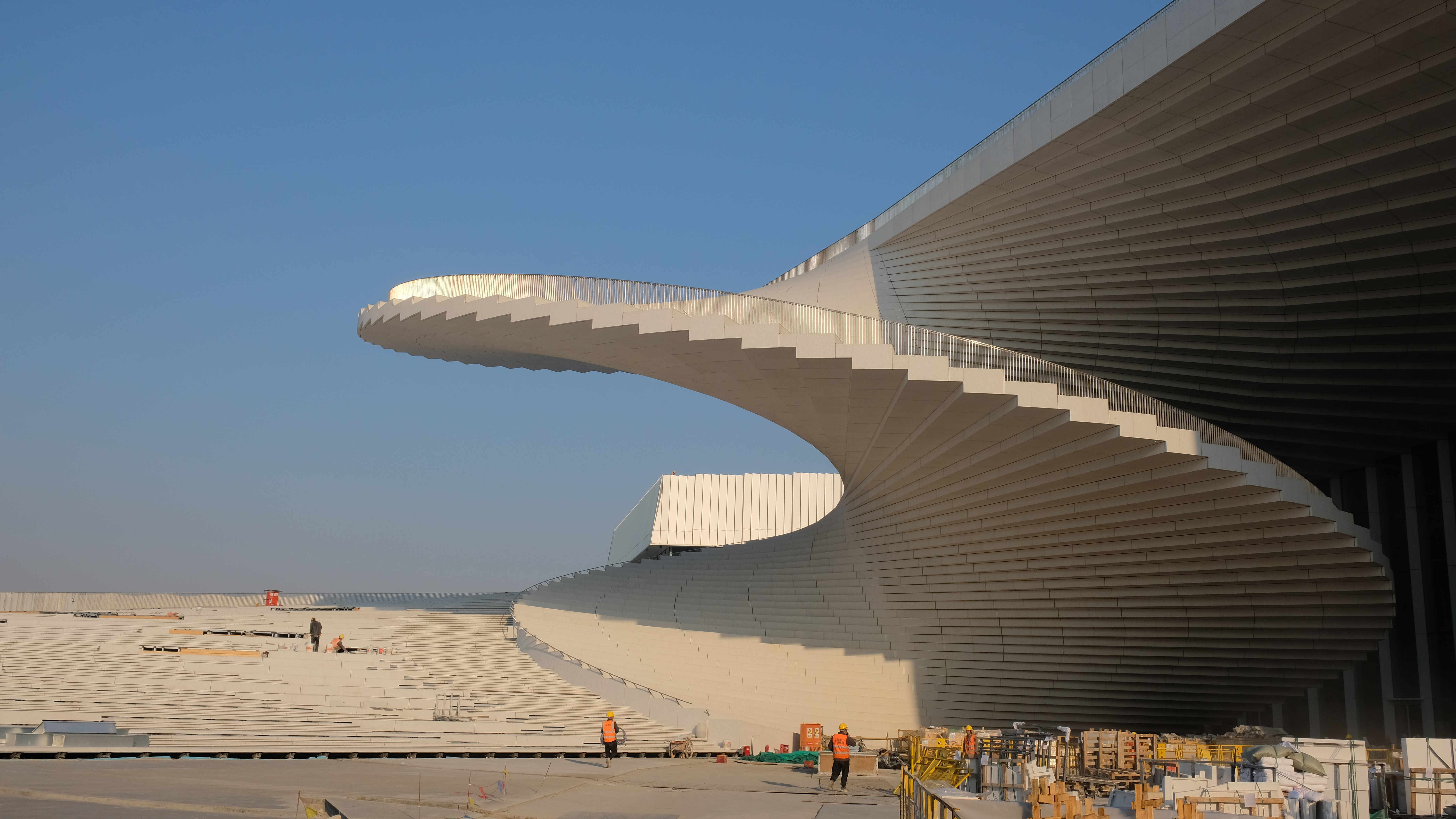 SHANGHAI GRAND OPERA HOUSE NEARS COMPLETION