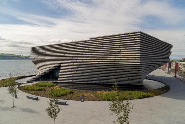 Drone footage gives fresh perspective on new V&A Dundee