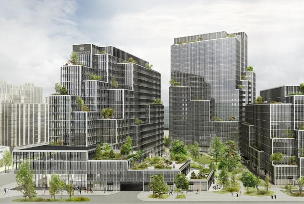 Henning Larsen create urban oasis for Shanghai