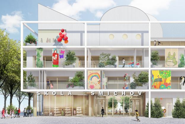 Designs revealed for first new school in central Prague for nearly 100 years