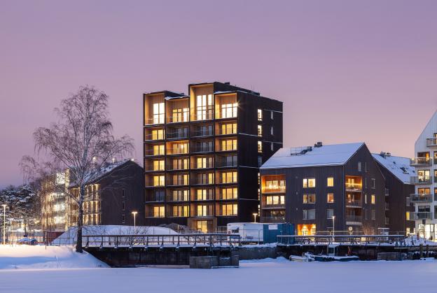 Sweden’s tallest timber building welcomes first residents