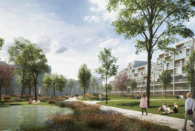 Competition results revealed for new residential district in Prague