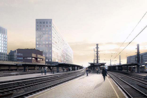 OMA win contest for Brussels Rail HQ