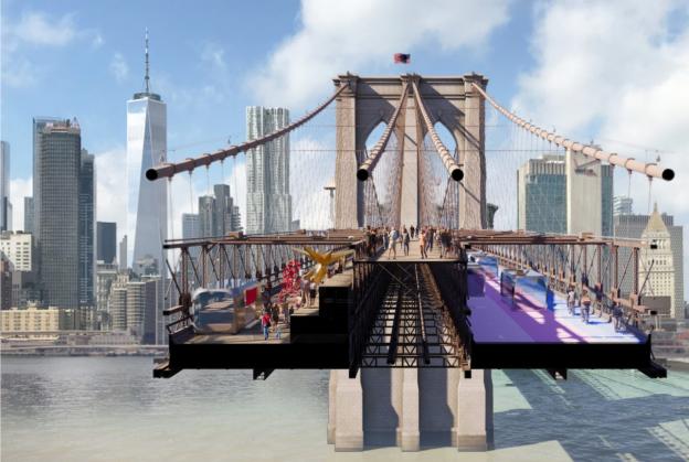 Finalists announced in contest to reimagine Brooklyn Bridge