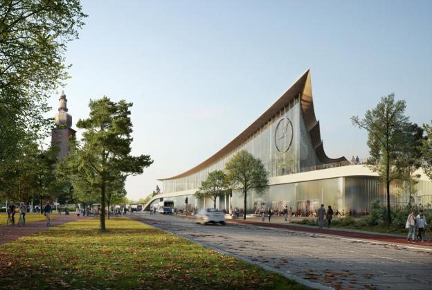 Designs unveiled for Västerås Travel Centre in Sweden