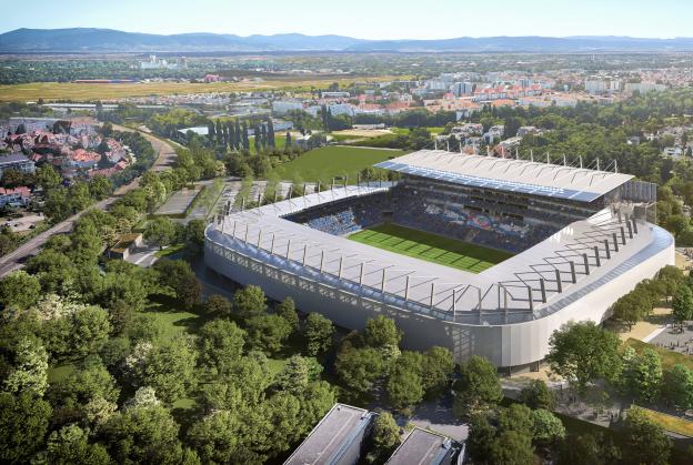 Strasbourg’s La Meinau football stadium renovation off to a flying start