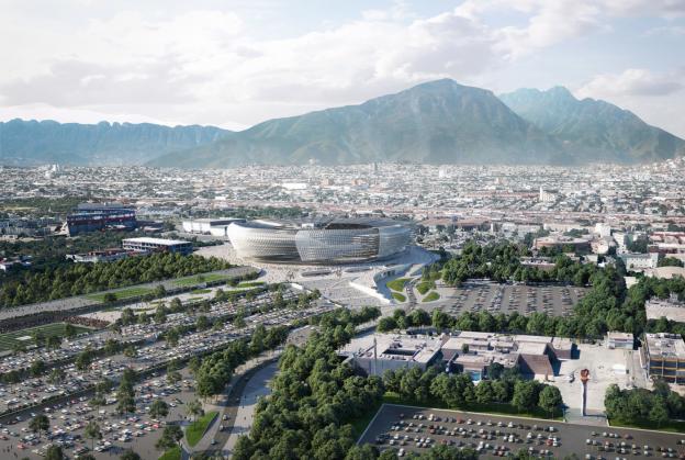 Populous reveal designs for 65,000 seater stadium in Mexico