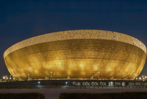 Centrepiece world cup stadium opens in Qatar