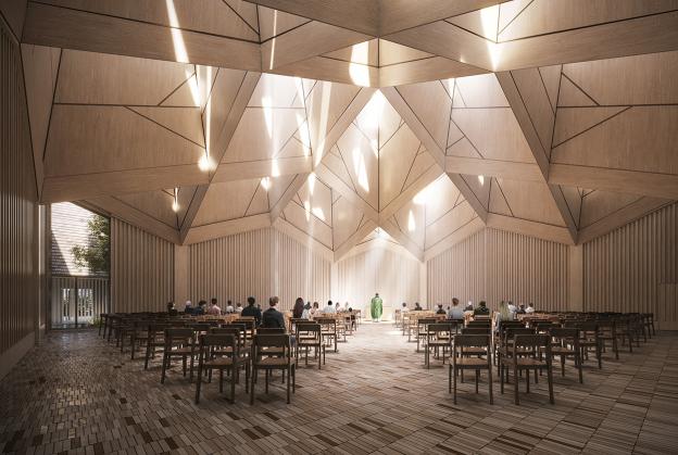 Henning Larsen design first new church in Copenhagen for over 30 years