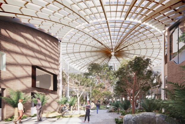 Iconic indoor forest restored for Tasmanian university transformation