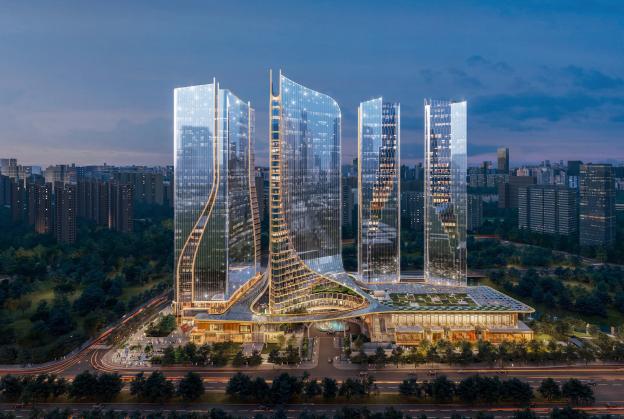 Welcoming mixed-use complex designed for Hangzhou centre