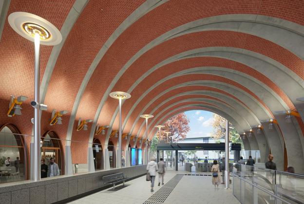 Progress on Melbourne's new underground rail line