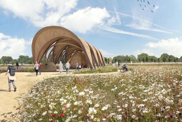 Planning submitted for Woodland Trust visitor centre in Epsom, UK