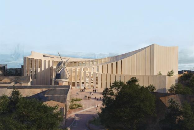 Plans revealed for cultural & administrative centre in Eeemsdelta