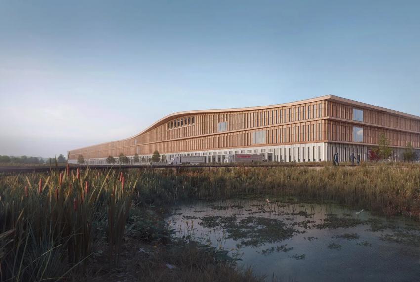 Bestseller Logistics Center West by Henning Larsen. Pic: Aesthetica Studio