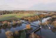 Kepax Footbridge by Moxon Architects and Jacobs (Engineering). Pic: Simon Kennedy