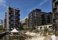Brentford project by Grant Associates/AHMM/ Howells/Maccreanor Lavington. Image:  Ballymore Group